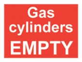 gas cylinders empty gas cylinders empty