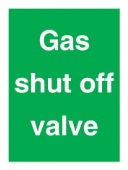 Gas shut off valve Gas shut off valve