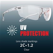 JSP Stealth 16g Clear Safety Glasses ASA920-161-300 - Anti Scratch Hardia+ Lens