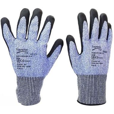 Supreme Cut F Cut Resistant Grip Glove with Foamed Nitrile Coating - 13g