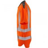 Leo Workwear Putsborough Orange EcoViz Coolmax Performance Hi Vis T-Shirt