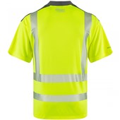 Leo Workwear Putsborough Yellow EcoViz Coolmax Performance Hi Vis T-Shirt