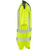 Leo Workwear Putsborough Yellow EcoViz Coolmax Performance Hi Vis T-Shirt