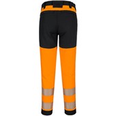 Portwest T140 PW3 Orange Stretch Hi Vis Trouser