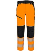 Portwest T141 PW3 Orange Women's Stretch Hi Vis Trouser