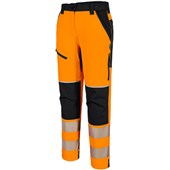 Portwest T141 PW3 Orange Women's Stretch Hi Vis Trouser