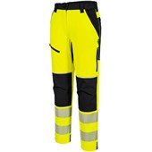 Portwest T141 PW3 Yellow Women's Stretch Hi Vis Trouser
