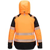 Portwest T162 PW3 Orange Women's Class 1 Padded Waterproof Hi Vis Winter Jacket