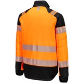 Portwest T170 PW3 Orange Hybrid Padded Lined Hi Vis Baffle Jacket