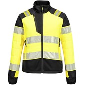 Portwest T171 PW3 Yellow Women's Hybrid Padded Lined Hi Vis Baffle Jacket