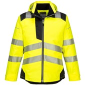 Portwest T400 PW3 Yellow Padded Waterproof Hi Vis Winter Jacket
