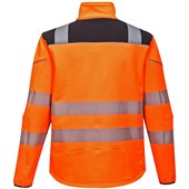 Portwest T402 Orange PW3 Hi Vis Softshell Jacket (3L)