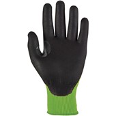 TraffiGlove TG5140 MicroDex Ultra Cut C Nitrile Foam Palm Coated Green Gloves - 13g