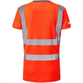 Leo Workwear Belstone Rail Orange EcoViz Comfort Women's Hi Vis T-Shirt
