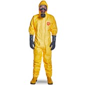 Dupont Tychem 2000C Hooded Disposable Coverall Type 3/4/5/6