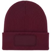 Uneek UC411 Rectangular Patch Knitted Beanie Hat