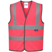 Uneek UN801 Coloured Sleeveless Safety Waistcoat