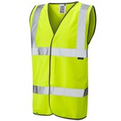 Leo Workwear Tarka Yellow EcoViz Hi Vis Vest
