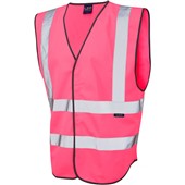Leo Workwear Pilton EcoViz Coloured Reflective Vest