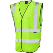 Leo Workwear Pilton EcoViz Coloured Reflective Vest