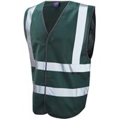 Leo Workwear Pilton EcoViz Coloured Reflective Vest