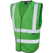 Leo Workwear Pilton EcoViz Coloured Reflective Vest