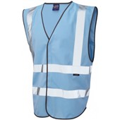 Leo Workwear Pilton EcoViz Coloured Reflective Vest