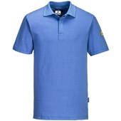 Portwest AS21 Protective Anti-Static ESD Short Sleeve Polo Shirt 195g