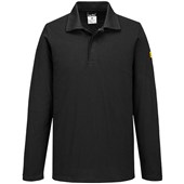 Portwest AS23 Anti-Static ESD Long Sleeve Polo Shirt