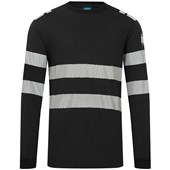 Portwest Modaflame PW3 FR732 Inherent Flame Retardant Anti static Arc Flash Hi Vis Long Sleeve T-Shirt