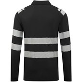 Portwest Modaflame PW3 FR733 Inherent Flame Retardant Anti Static Arc Flash Hi Vis Long Sleeve Polo Shirt