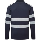Portwest Modaflame PW3 FR733 Inherent Flame Retardant Anti Static Arc Flash Hi Vis Long Sleeve Polo Shirt