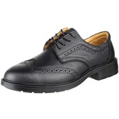 Amblers FS44 Leather Brogue Safety Shoe S1 PS FO SR