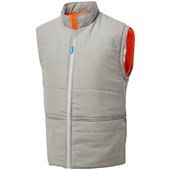 Pulsar PR498-R GRS Recycled Rail Orange Waterproof Sleeved Hi Vis Bodywarmer