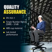 JSP Sonis 3 Ear Defenders AEB040-0A1-A00 - SNR 37dB
