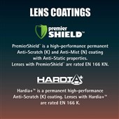 JSP Stealth 16g Smoke Safety Sunglasses ASA920-163-000 - Anti Scratch Hardia+ Lens